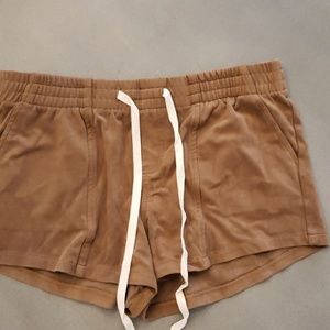 Adorable Vegan suede shorts